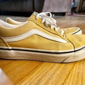 Yellow women’s Vans old skool shoes size 7